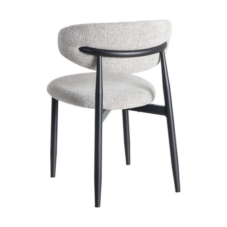 SILLA GRIS TEJIDO-METAL 53 X 51 X 76,50 CM