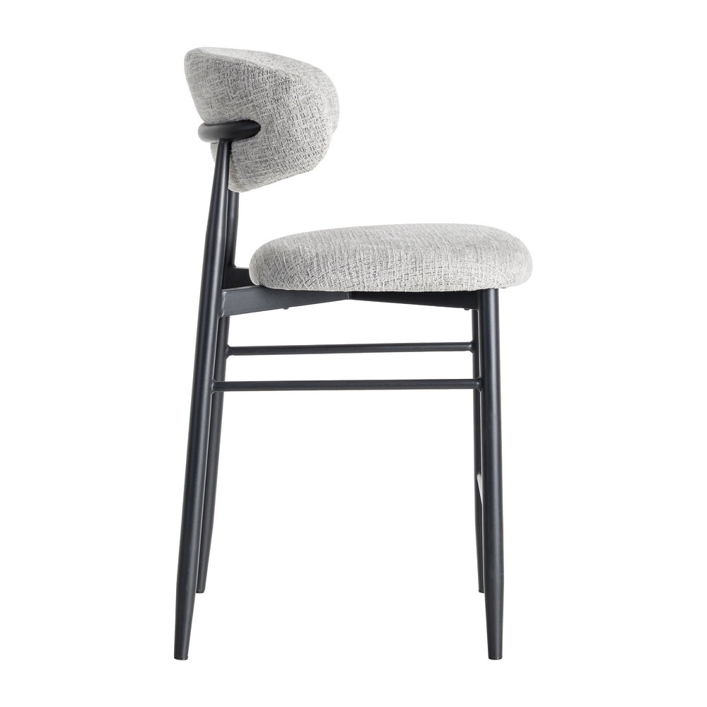 TABURETE 65CM GRIS TEJIDO-METAL 53 X 52 X 95 CM