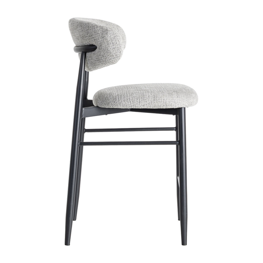 TABURETE 65CM GRIS TEJIDO-METAL 53 X 52 X 95 CM