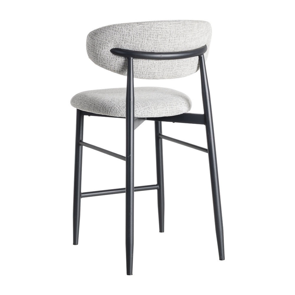 TABURETE 65CM GRIS TEJIDO-METAL 53 X 52 X 95 CM