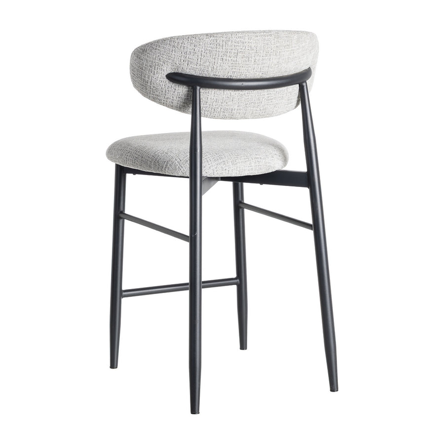 TABURETE 65CM GRIS TEJIDO-METAL 53 X 52 X 95 CM
