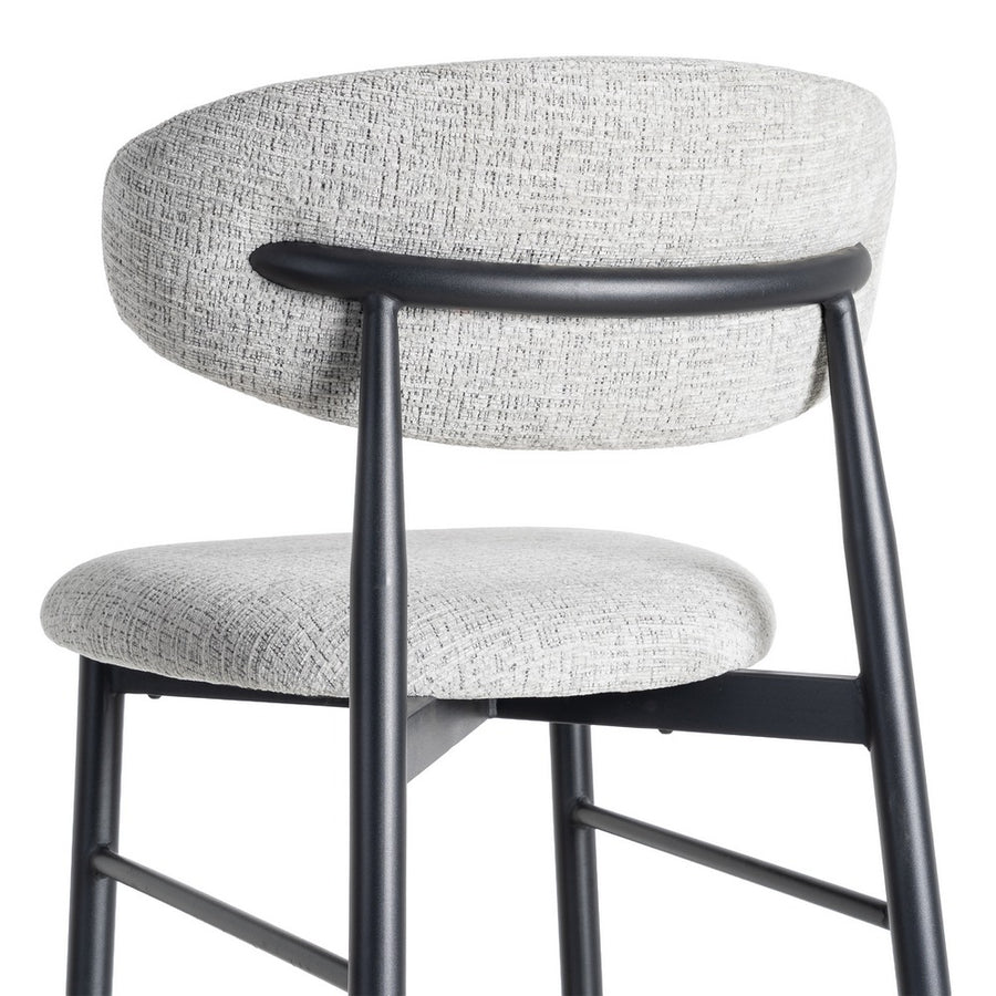 TABURETE 65CM GRIS TEJIDO-METAL 53 X 52 X 95 CM