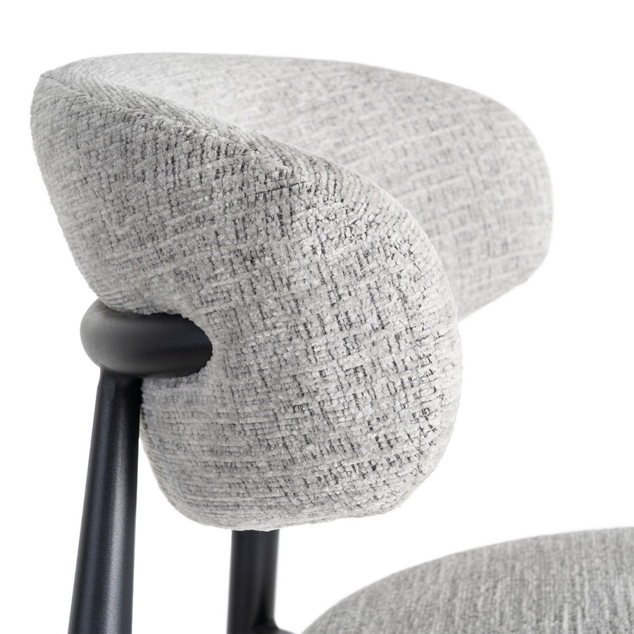 TABURETE 65CM GRIS TEJIDO-METAL 53 X 52 X 95 CM
