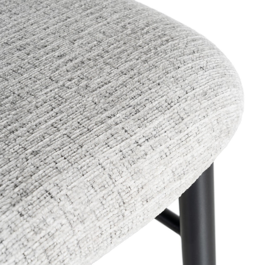 TABURETE 65CM GRIS TEJIDO-METAL 53 X 52 X 95 CM