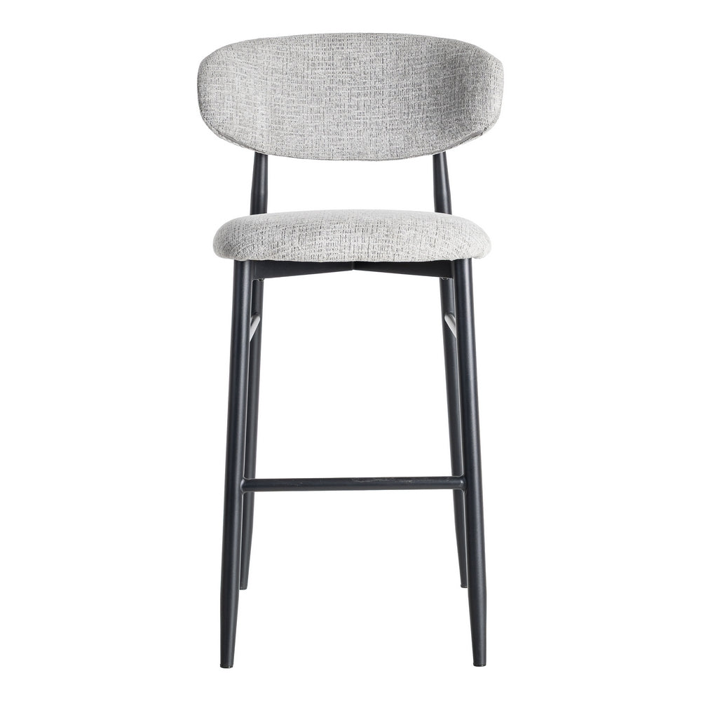 TABURETE 75CM GRIS TEJIDO-METAL 54 X 52 X 105 CM