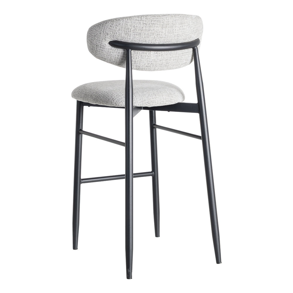 TABURETE 75CM GRIS TEJIDO-METAL 54 X 52 X 105 CM