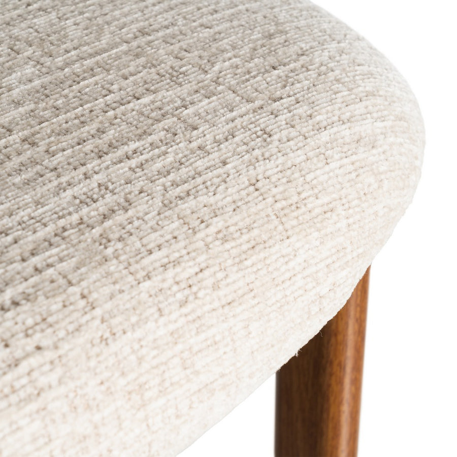 TABURETE 75CM BEIGE TEJIDO-METAL 50 X 47 X 109 CM