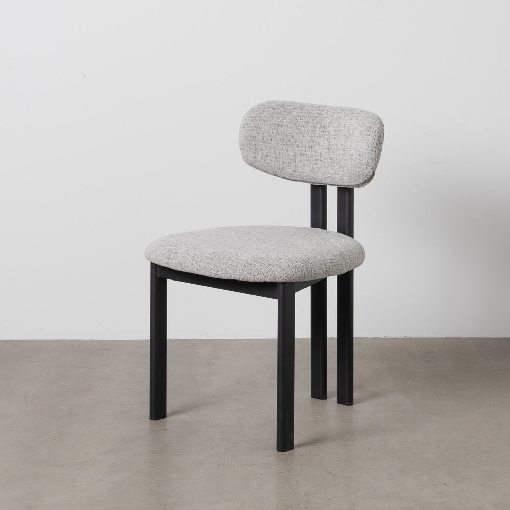 SILLA GRIS TEJIDO-METAL 50 X 47 X 81 CM