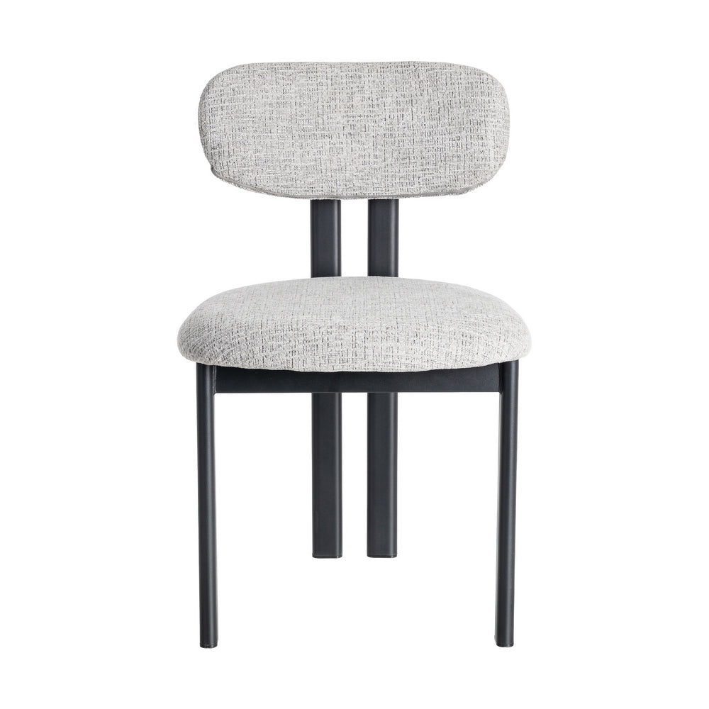 SILLA GRIS TEJIDO-METAL 50 X 47 X 81 CM