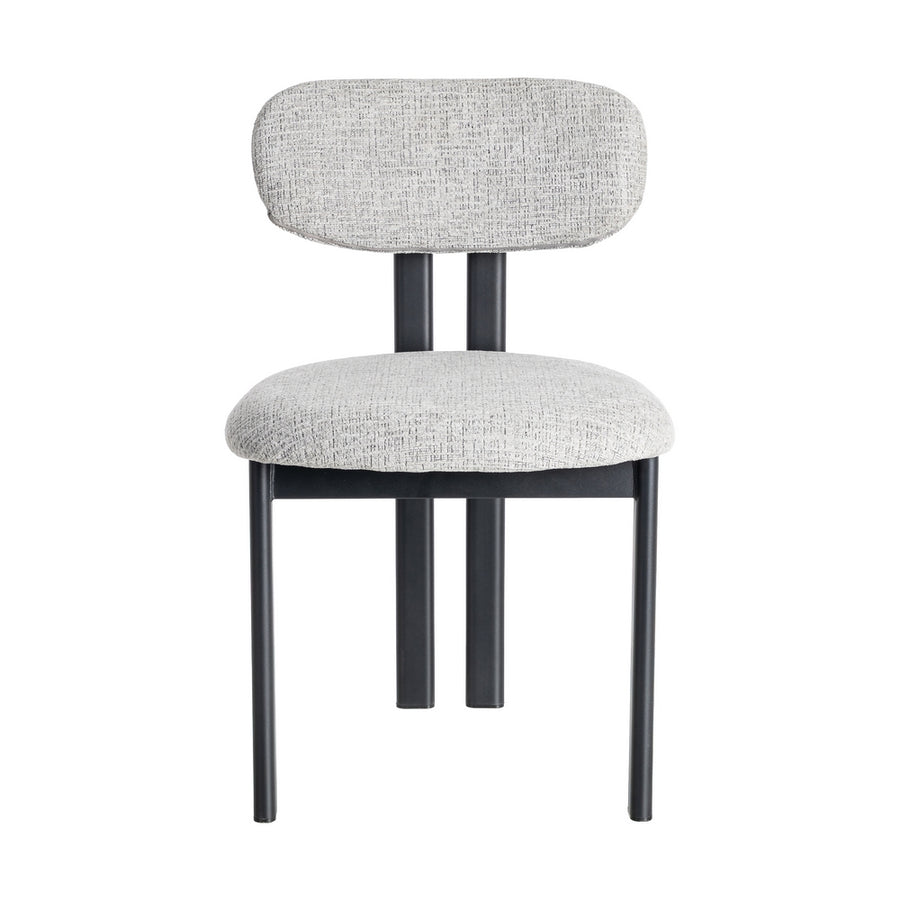 SILLA GRIS TEJIDO-METAL 50 X 47 X 81 CM