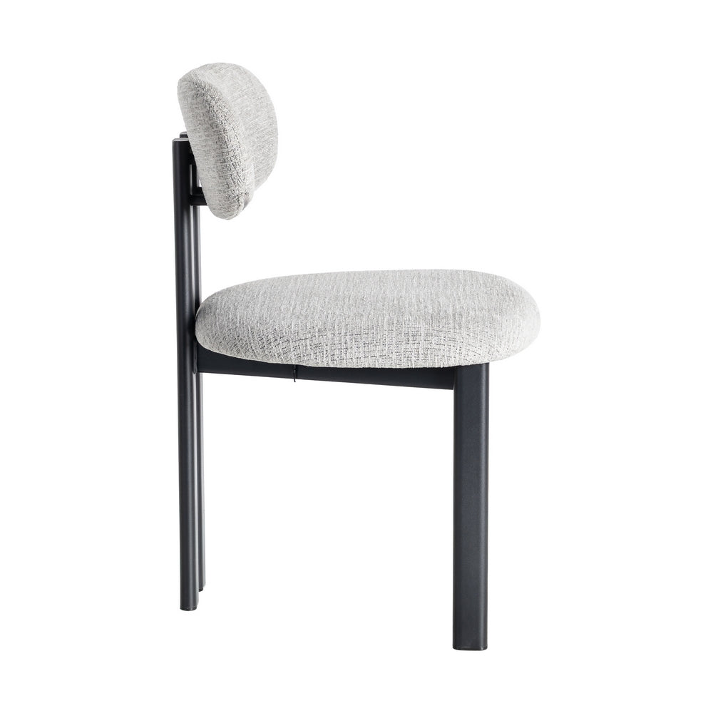 SILLA GRIS TEJIDO-METAL 50 X 47 X 81 CM