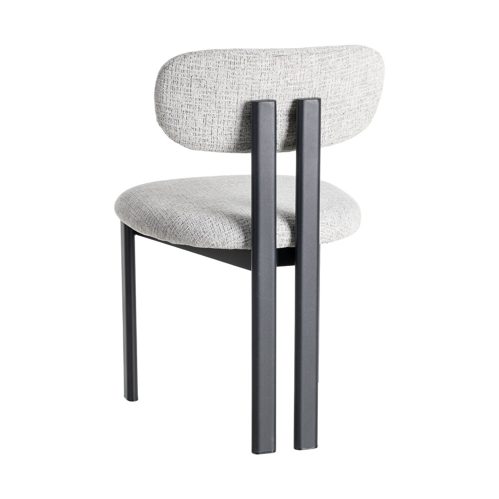 SILLA GRIS TEJIDO-METAL 50 X 47 X 81 CM