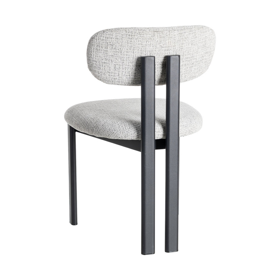 SILLA GRIS TEJIDO-METAL 50 X 47 X 81 CM