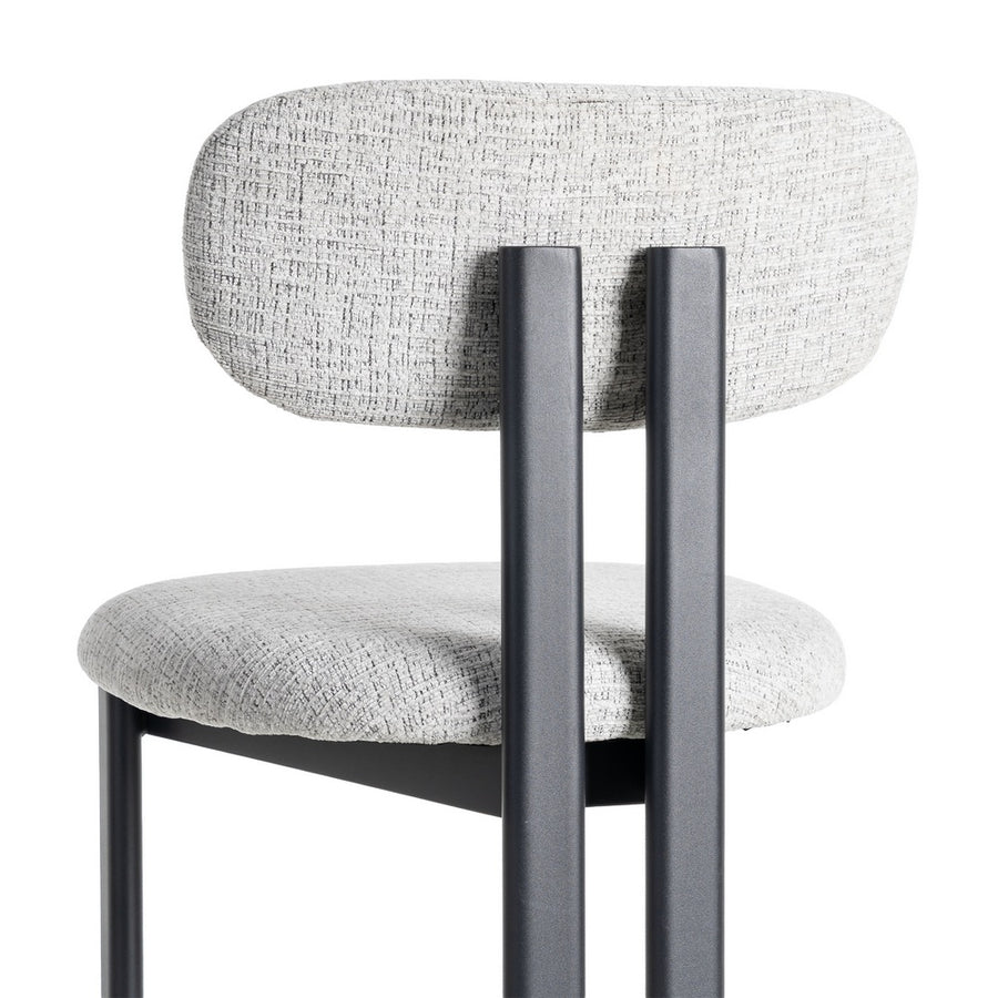 SILLA GRIS TEJIDO-METAL 50 X 47 X 81 CM