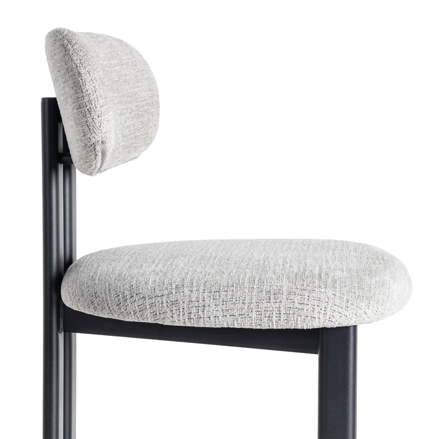 SILLA GRIS TEJIDO-METAL 50 X 47 X 81 CM