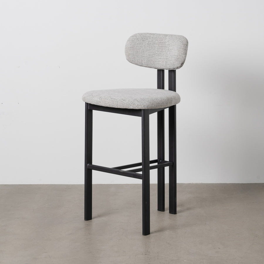 TABURETE 75CM GRIS TEJIDO-METAL 50 X 47 X 109 CM