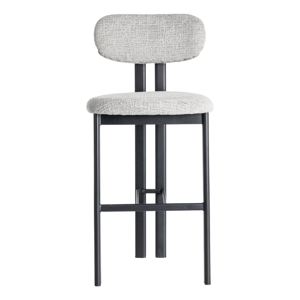 TABURETE 75CM GRIS TEJIDO-METAL 50 X 47 X 109 CM