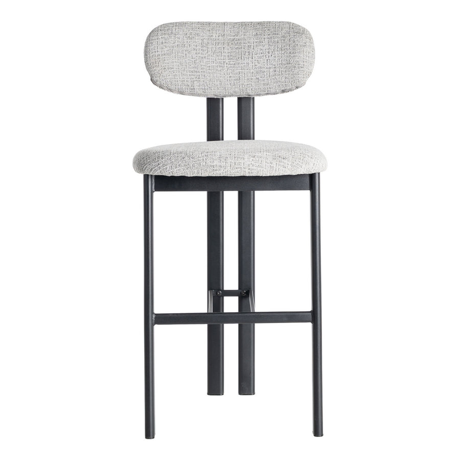 TABURETE 75CM GRIS TEJIDO-METAL 50 X 47 X 109 CM