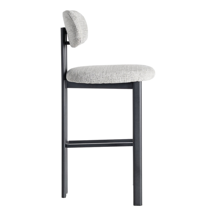 TABURETE 75CM GRIS TEJIDO-METAL 50 X 47 X 109 CM