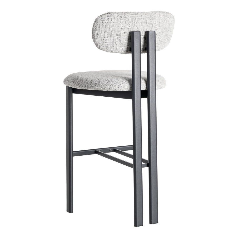 TABURETE 75CM GRIS TEJIDO-METAL 50 X 47 X 109 CM