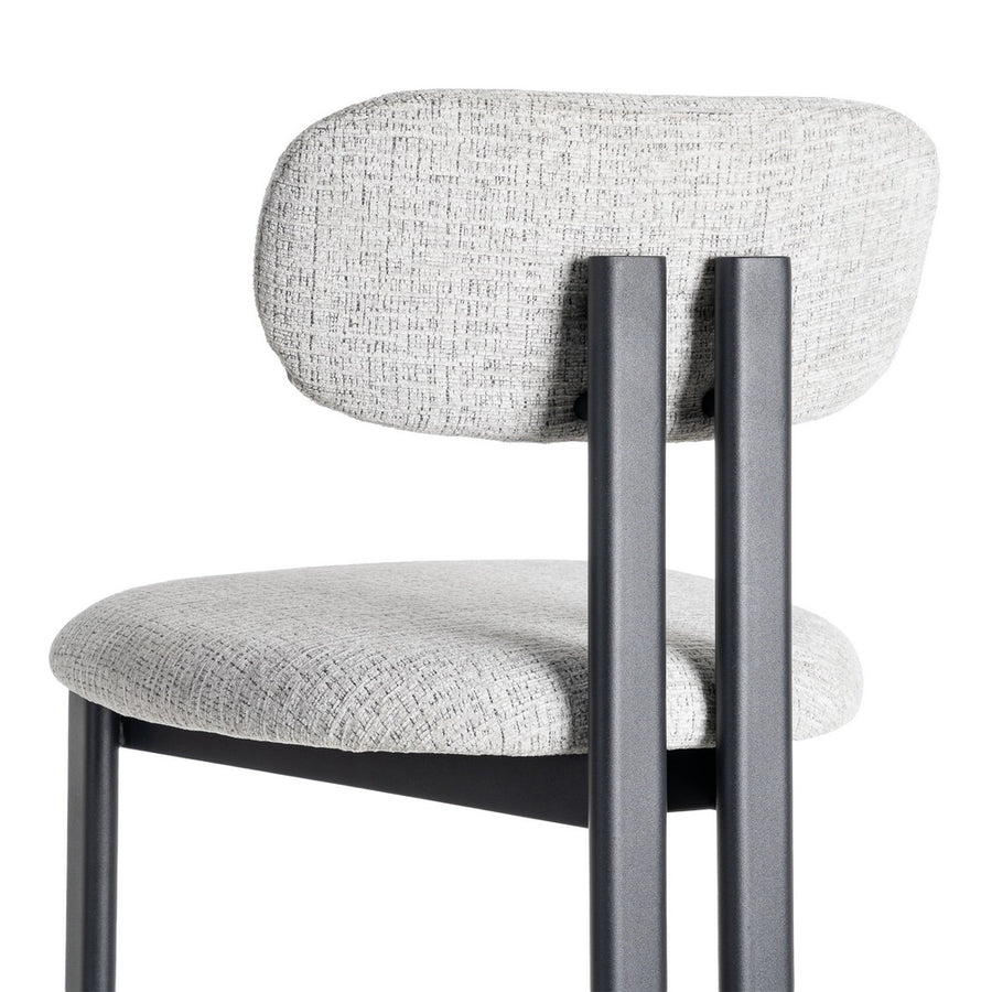 TABURETE 75CM GRIS TEJIDO-METAL 50 X 47 X 109 CM