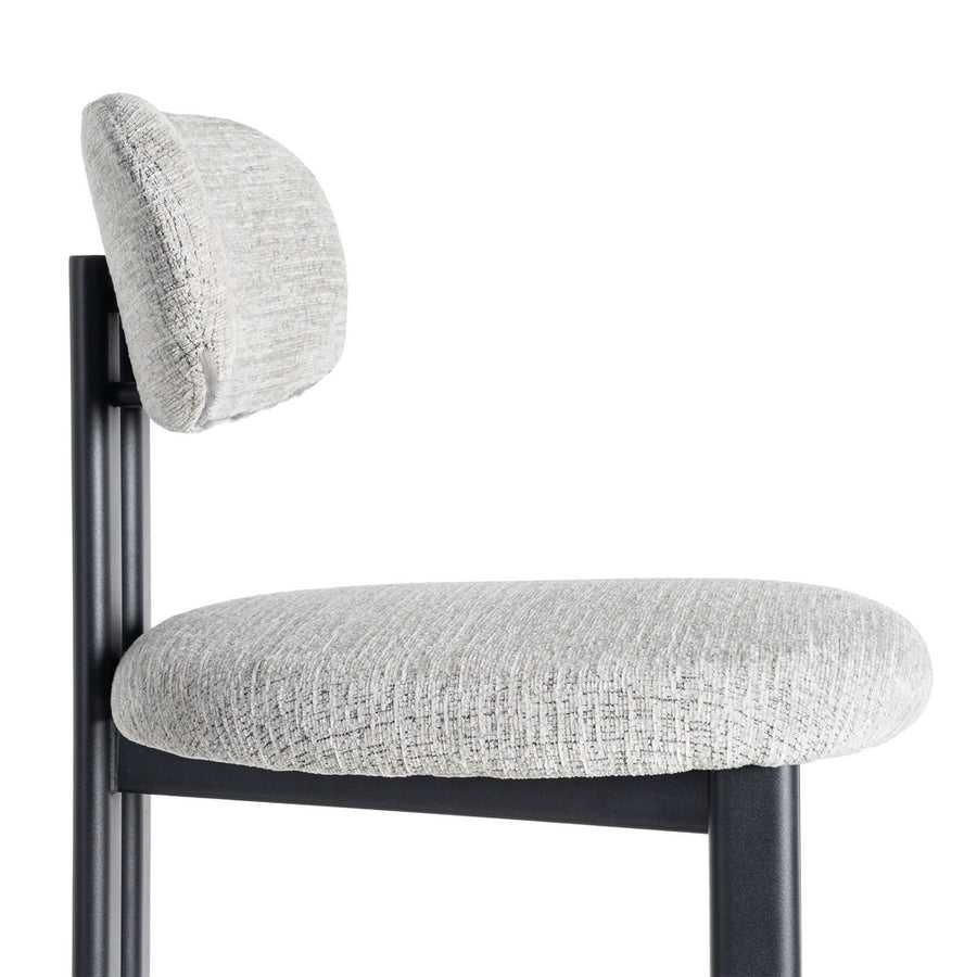 TABURETE 75CM GRIS TEJIDO-METAL 50 X 47 X 109 CM