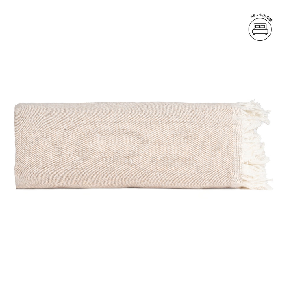 CAMEL TEXTILE/HOME COTTON BEDSPREAD 200 X 260 CM