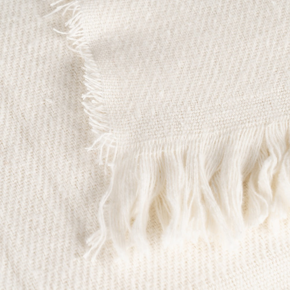 OFF-WHITE COTTON BEDSPREAD TEXTILES/HOME 280 X 260 CM