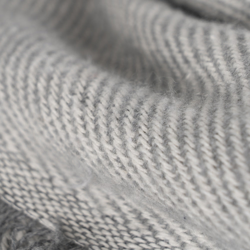 PEARL GRAY COTTON BEDSPREAD TEXTILE/HOME 250 X 260 CM