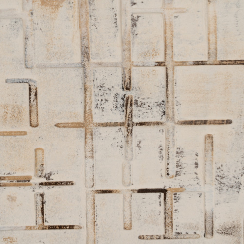 CUADRO TEXTURA LIENZO DECORACIÓN 153 X 53 CM