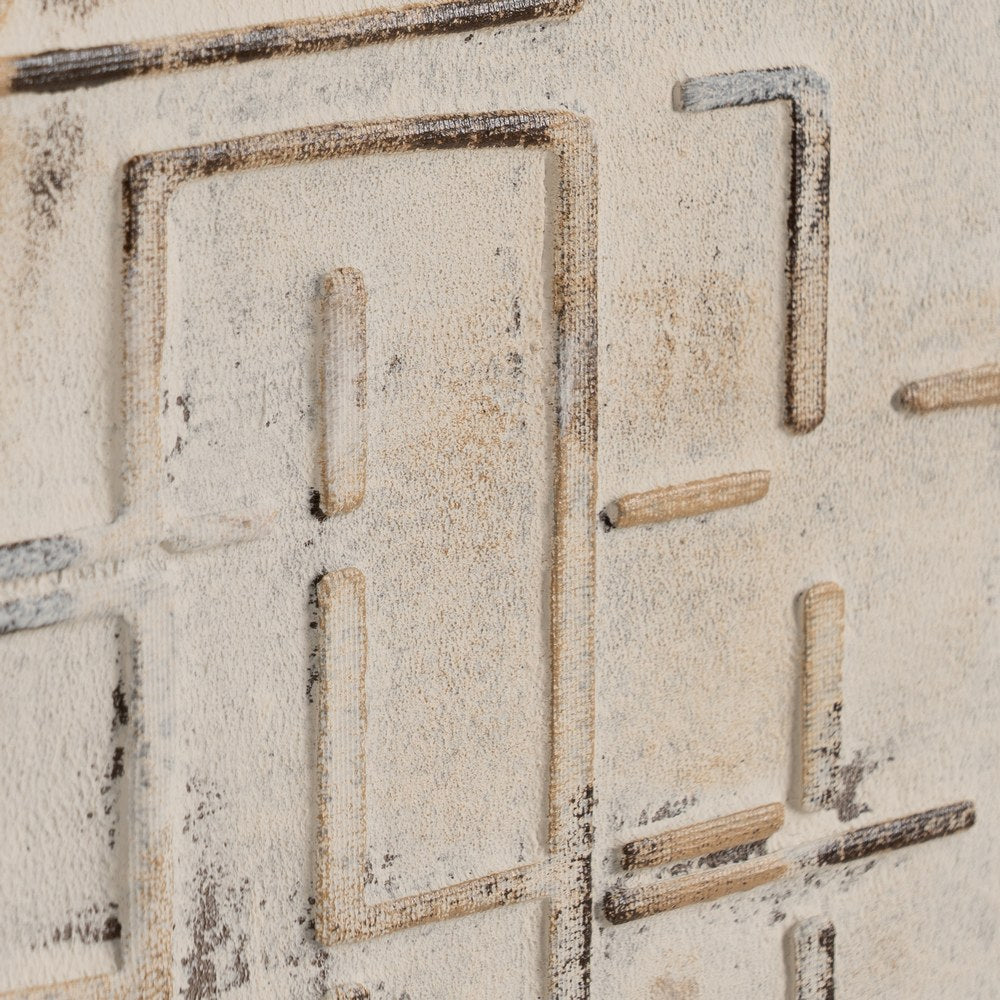 CUADRO TEXTURA LIENZO DECORACIÓN 153 X 53 CM