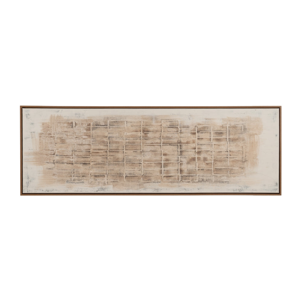 TEXTILE CANVAS TEXTURE ARTWORK 153 X 53 CM