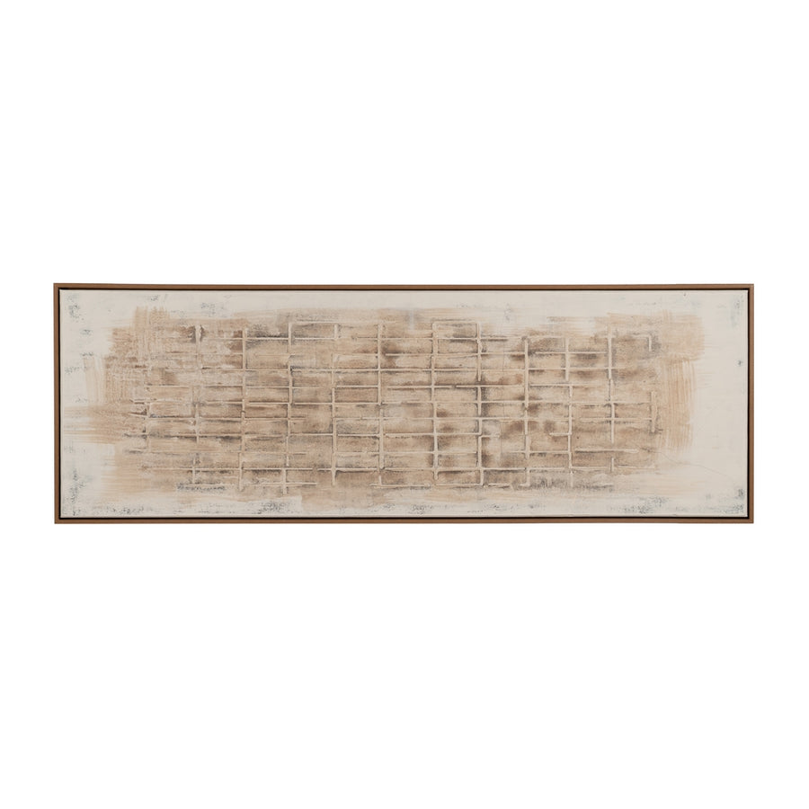 TEXTILE CANVAS TEXTURE ARTWORK 153 X 53 CM