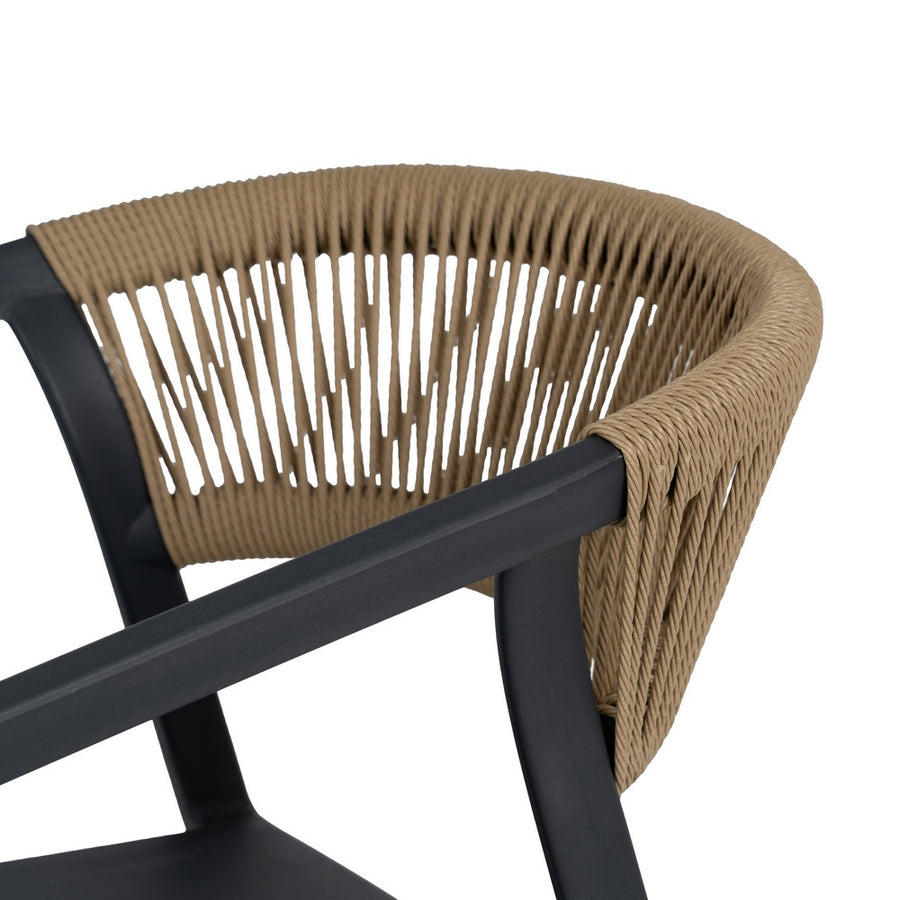 SILLA APILABLE ANTRACITA POLIPROPILENO 56 X 54 X 75,50 CM