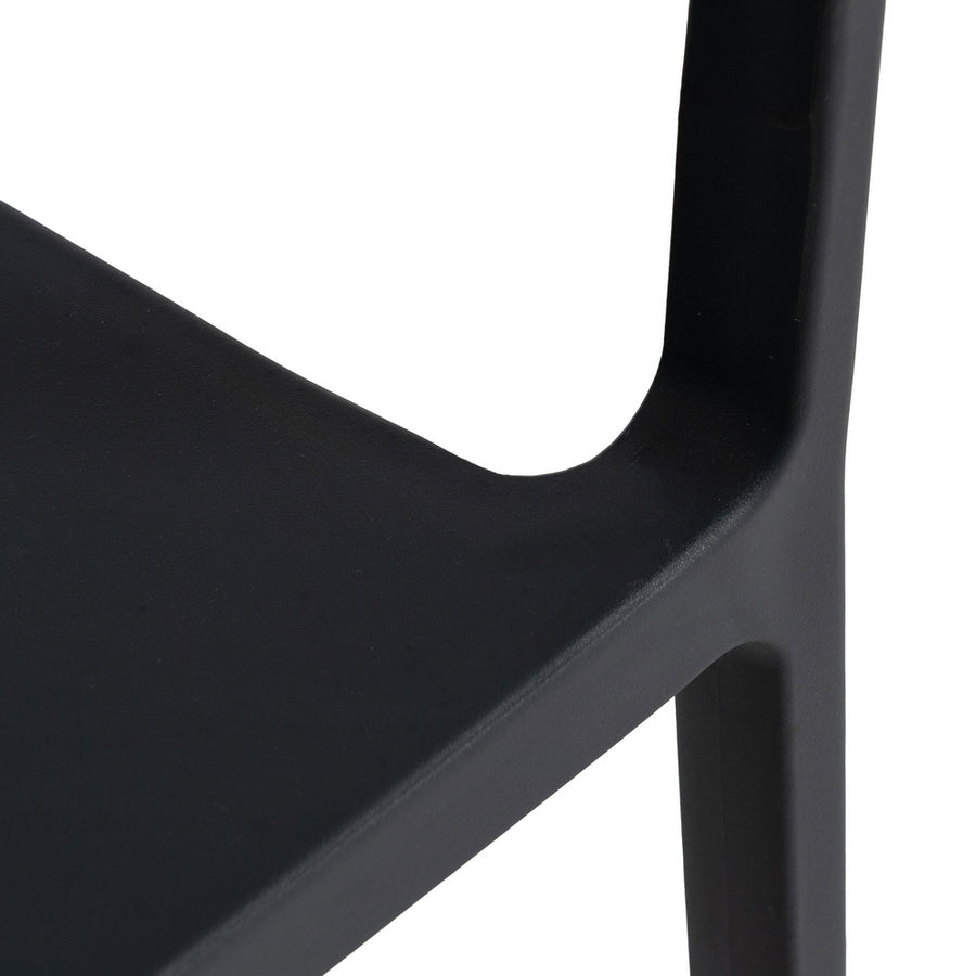 SILLA APILABLE ANTRACITA POLIPROPILENO 56 X 54 X 75,50 CM