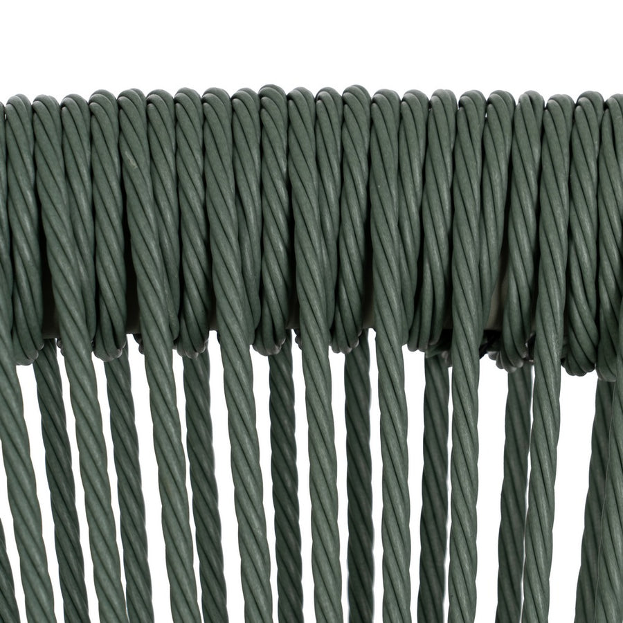 SILLA APILABLE VERDE POLIPROPILENO 56 X 52 X 76 CM