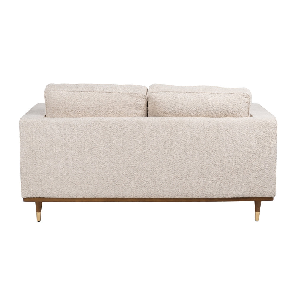 SOF� 2 PLAZAS BEIGE TEJIDO-MADERA 172 X 91 X 84 CM