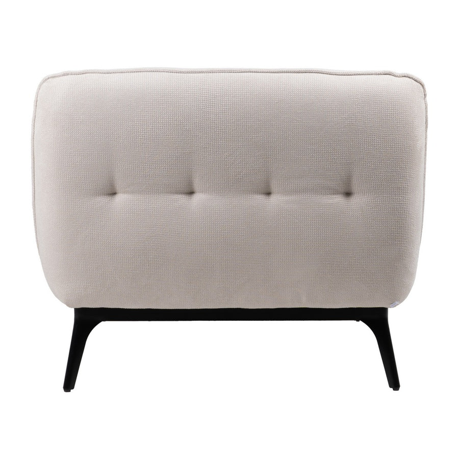 CHAISE-LOUNGER CREMA TEJIDO-METAL 168 X 90 X 82 CM