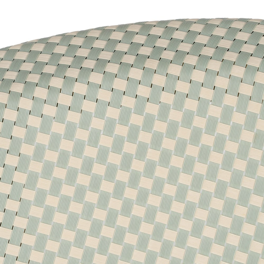 AQUAMARINE ALUMINUM-TEXTILENE CHAIR 57 X 58.50 X 82 CM