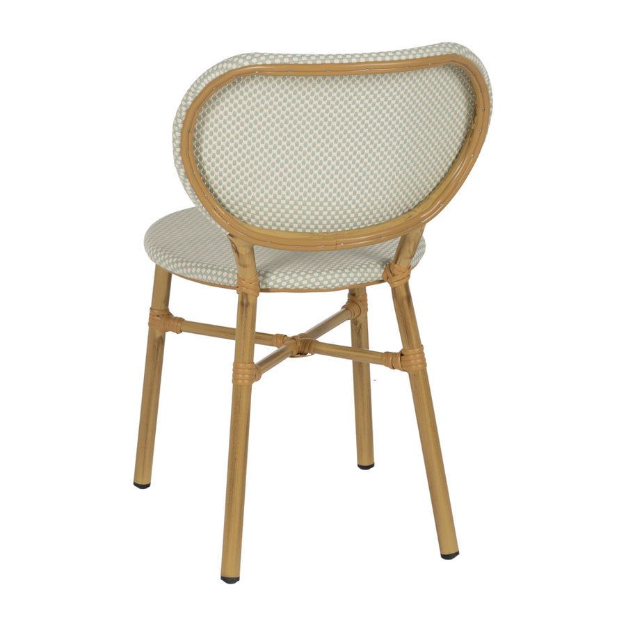 SILLA AGUAMARINA ALUMINIO-TEXTILENO 47 X 60 X 79 CM