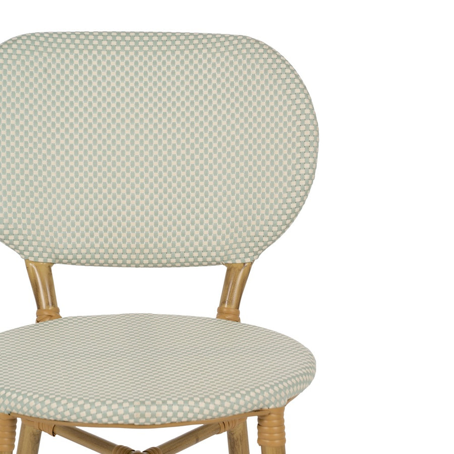 SILLA AGUAMARINA ALUMINIO-TEXTILENO 47 X 60 X 79 CM