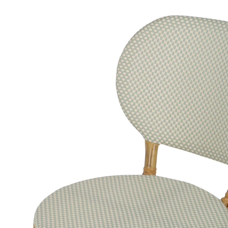 SILLA AGUAMARINA ALUMINIO-TEXTILENO 47 X 60 X 79 CM
