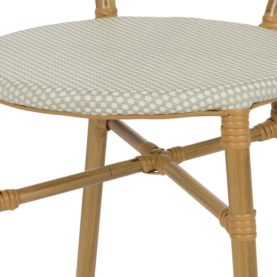 SILLA AGUAMARINA ALUMINIO-TEXTILENO 47 X 60 X 79 CM