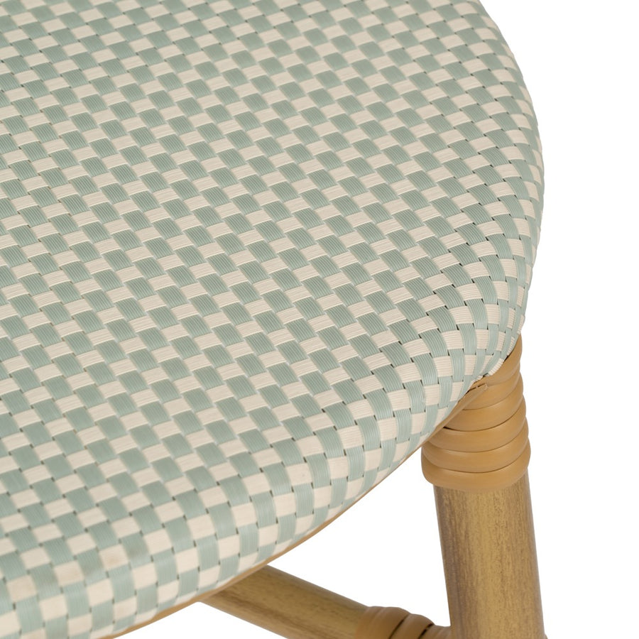 SILLA AGUAMARINA ALUMINIO-TEXTILENO 47 X 60 X 79 CM