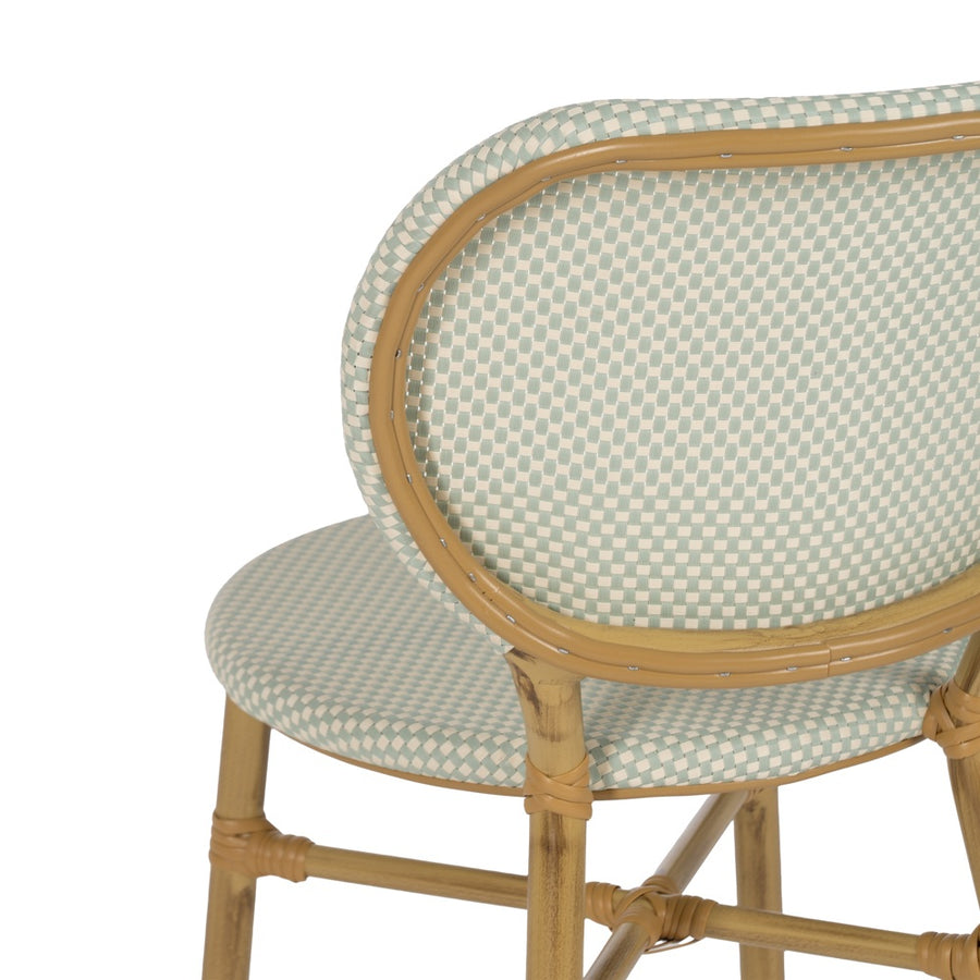 SILLA AGUAMARINA ALUMINIO-TEXTILENO 47 X 60 X 79 CM
