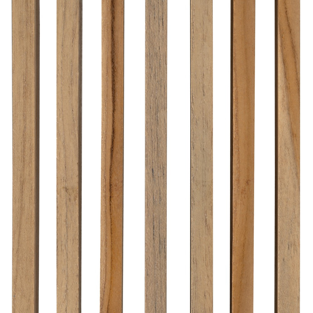 ESTANTE NATURAL MADERA DE TECA SALÓN 80 X 21 X 20 CM