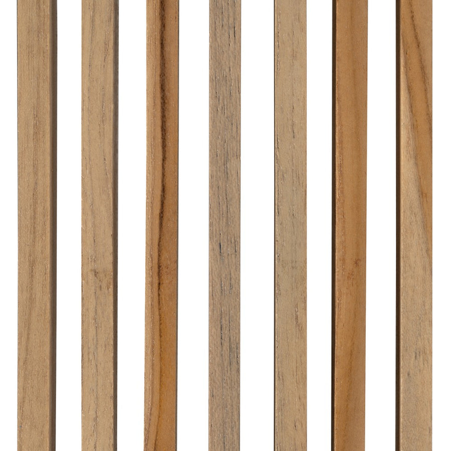 ESTANTE NATURAL MADERA DE TECA SALÓN 80 X 21 X 20 CM