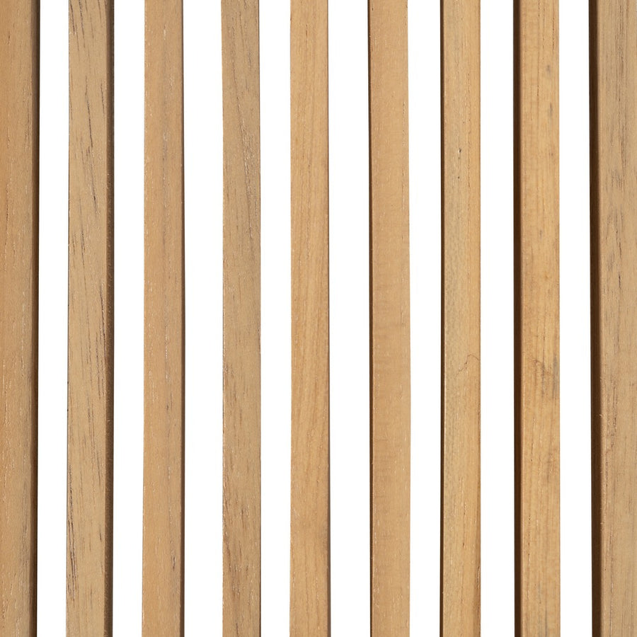 ESTANTE NATURAL MADERA DE TECA SALÓN 100 X 21 X 20 CM
