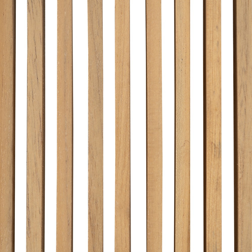 ESTANTE NATURAL MADERA DE TECA SALÓN 100 X 21 X 20 CM