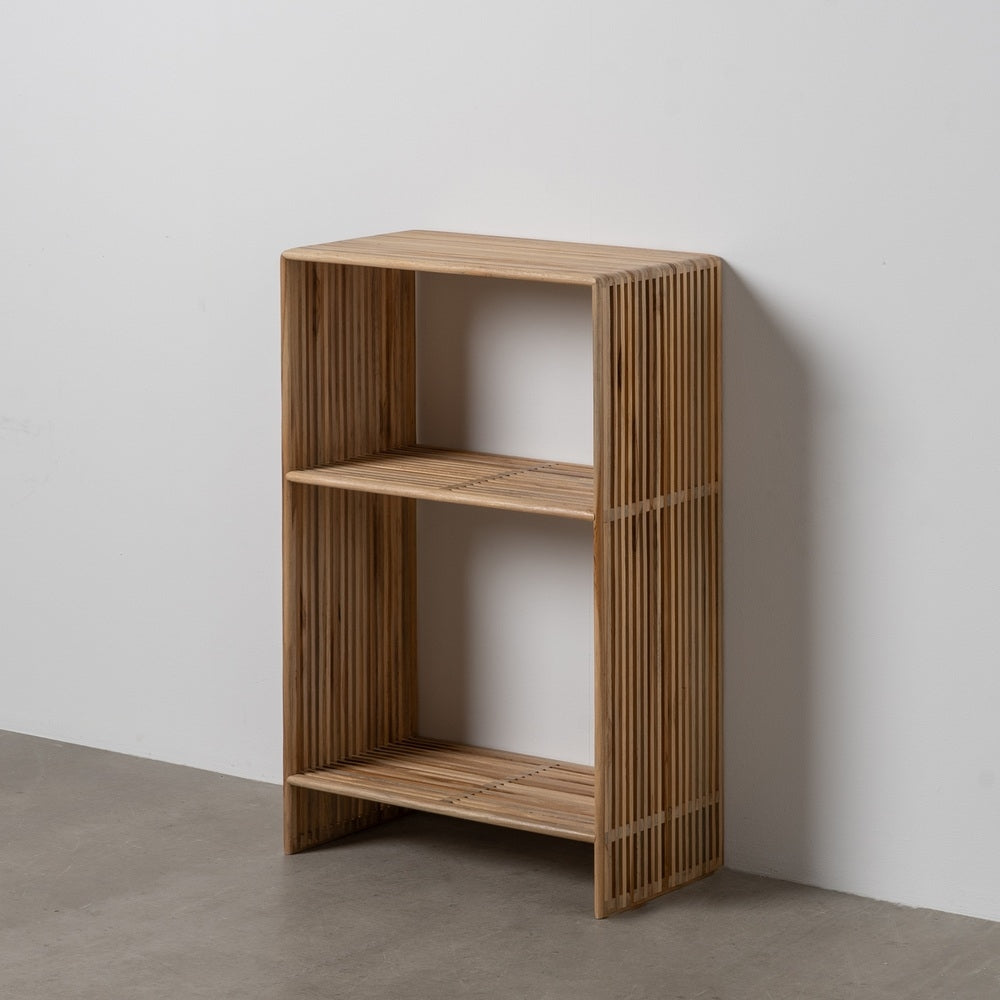 MUEBLE AUXILIAR NATURAL MADERA DE TECA 55 X 30 X 86 CM